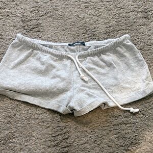 Brandy Melville Light Gray Athletic Lounge Shorts